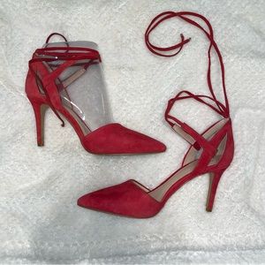 Vince Camuto Bellamy Heels in Flame with Box